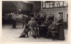 altes Foto vom Gasthaus Krone