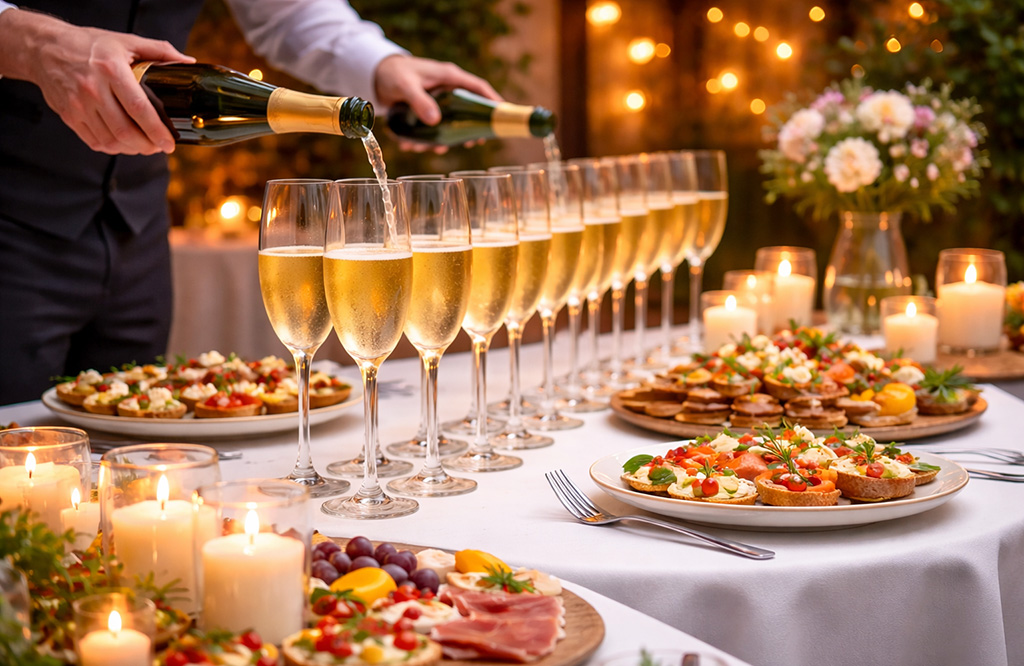 Catering mit Servicepersonal im Odenwald an der Bergstrasse